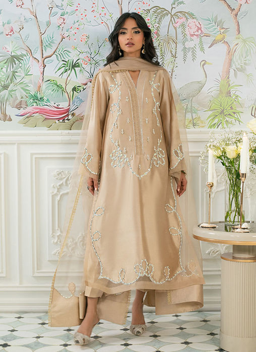 Alyra Sand - Shirt And Pants