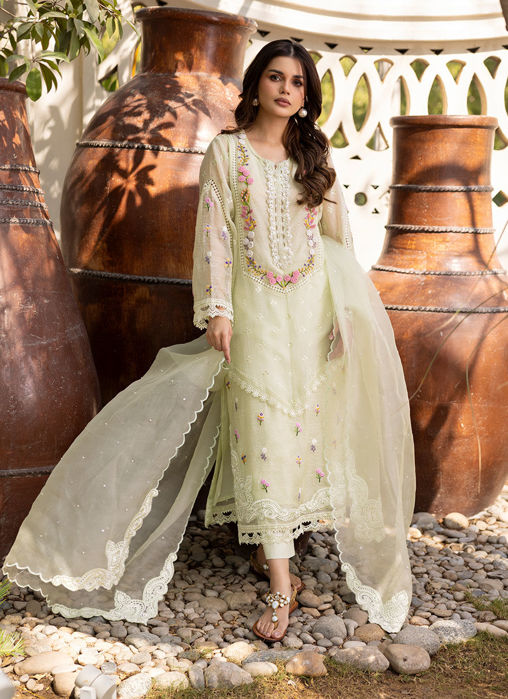 Mint Bloom with Pants