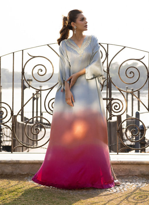 Ombre Sky Kaftan