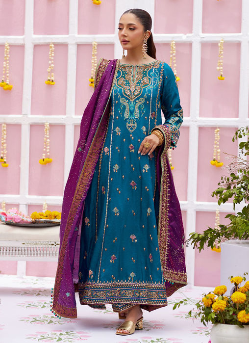 Picture of Alaya Teal Kurta and Dupatta