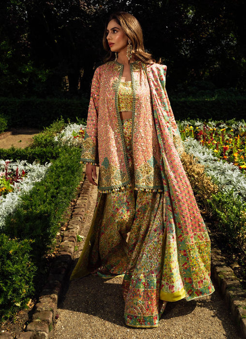 Picture of Shae Blockprinted Dhaka and Short Jacket