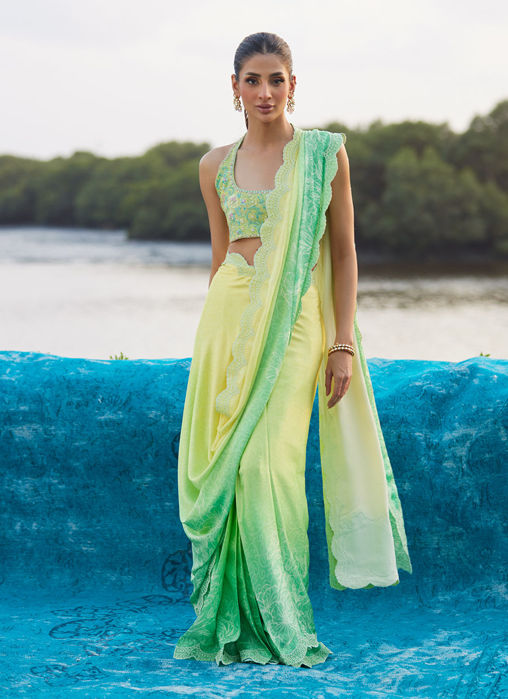 Picture of Celeste Ombre Saree