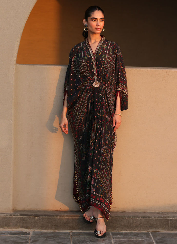 Picture of Neroli Onyx Crepe Kaftan