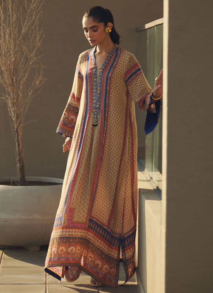 Picture of Sora Sand Crepe Kaftan