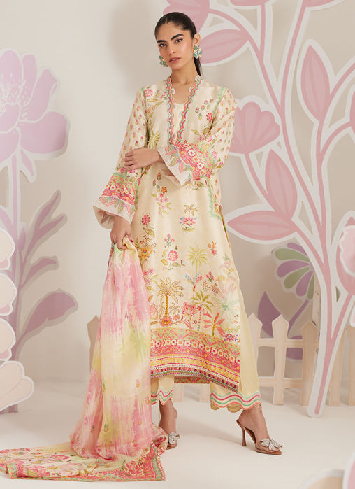 Zelara Shirt And Dupatta