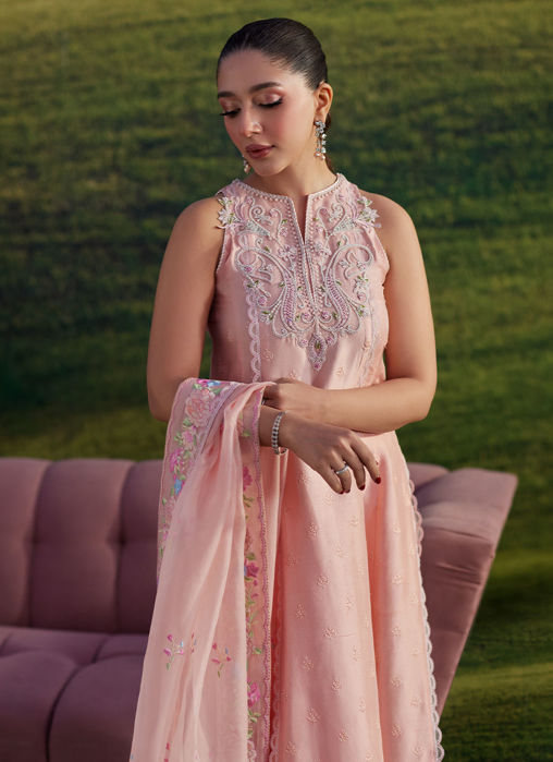 Rosé Reverie Shirt And Dupatta