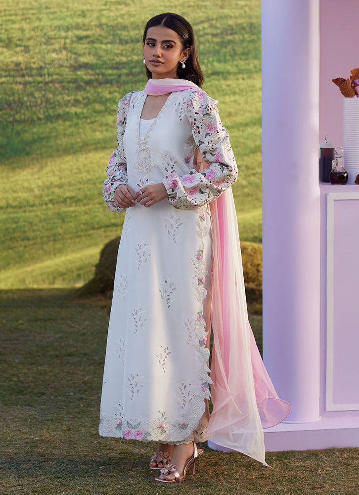 Picture of Rose Lace Shirt And Dupatta