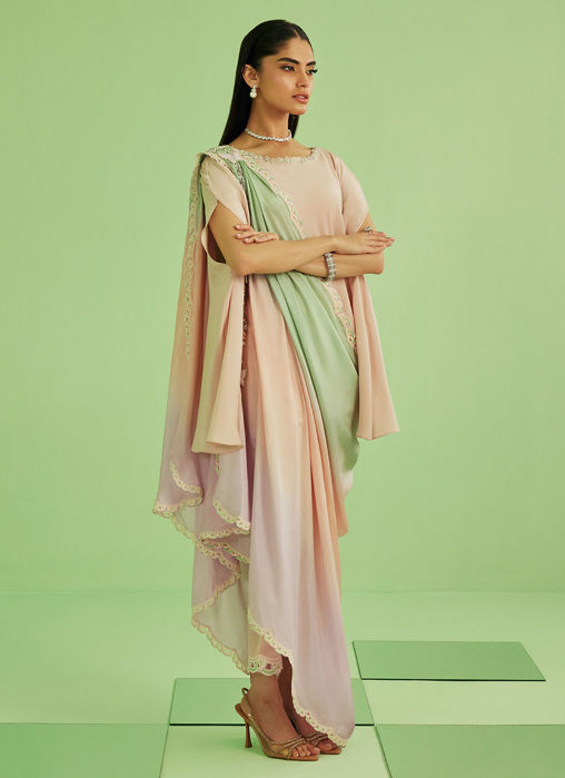 Nera Shirt  Pants And Drape Dupatta