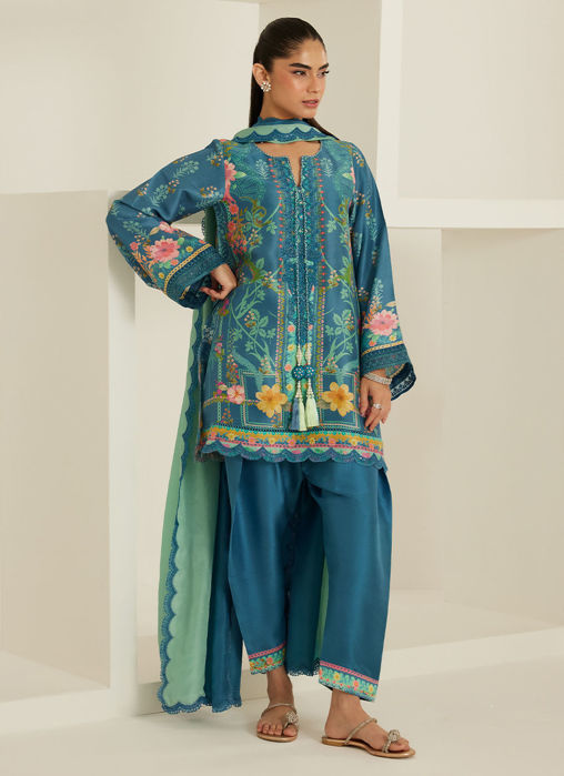 Melany Shirt And Dupatta