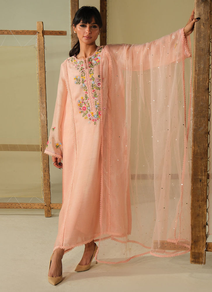 Picture of Peach Blossom Shirt with Pants