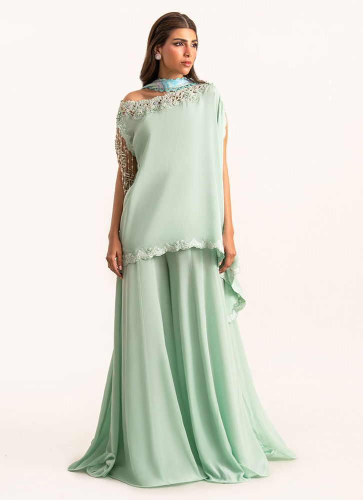 Picture of Anari Shirt And Drape Dupatta With Pants
