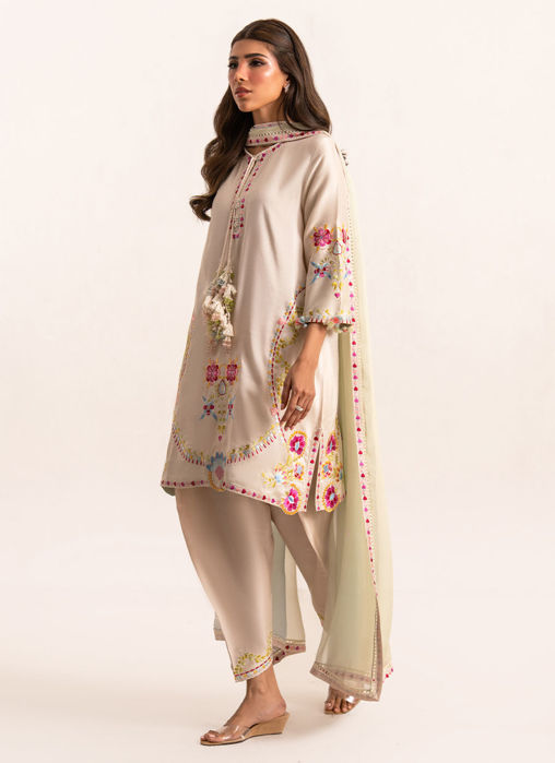 Evan Shirt and Dupatta with Bottoms