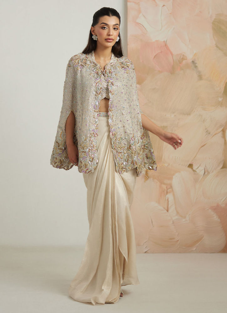 Picture of Denise Cape And Pre-Draped Skirt