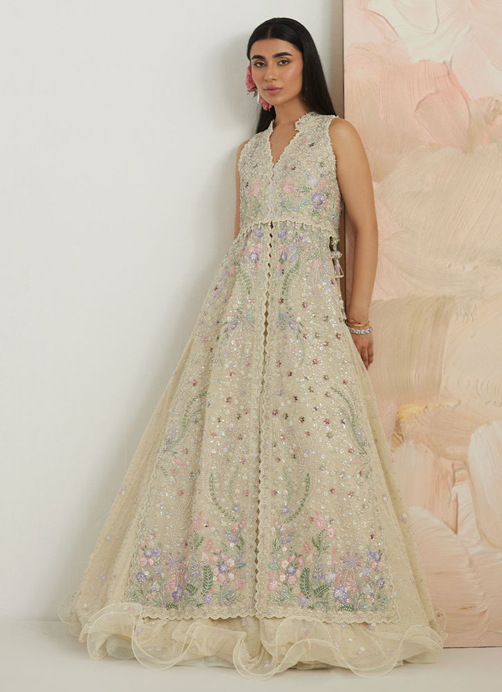 Picture of Ambika  Open-Front Jacket And Lehnga