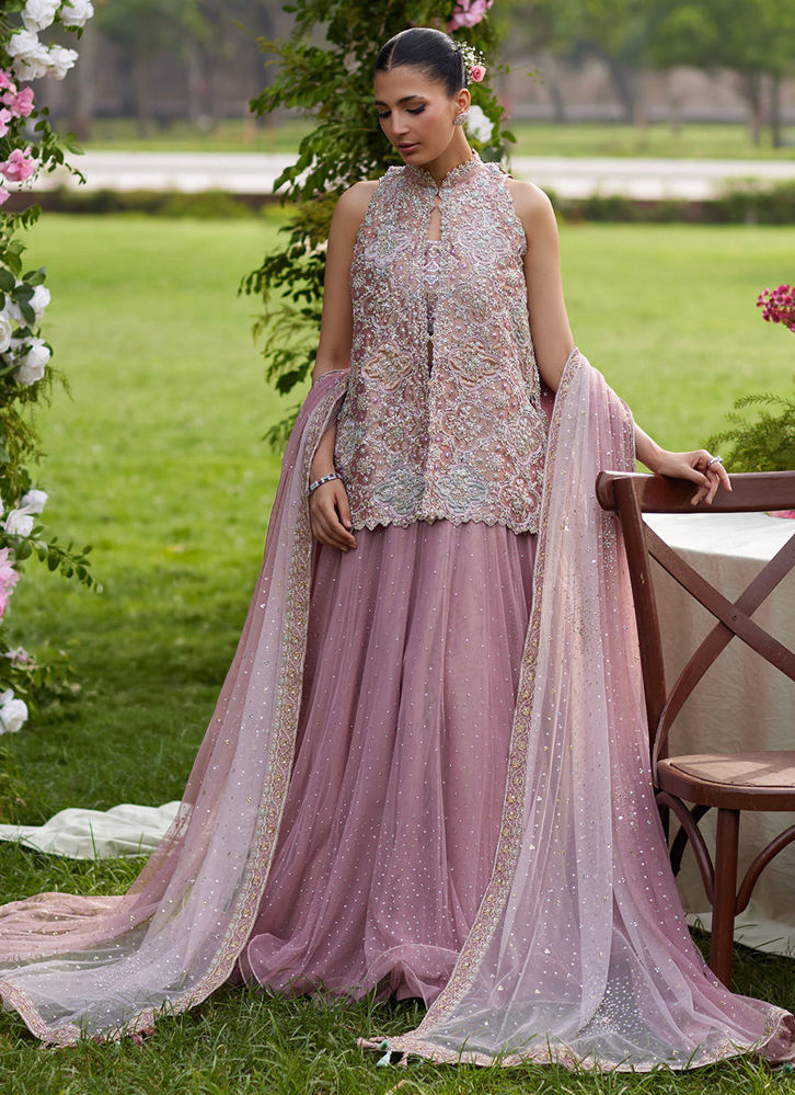 Picture of Kirsten Front-Open Shirt and Lehenga