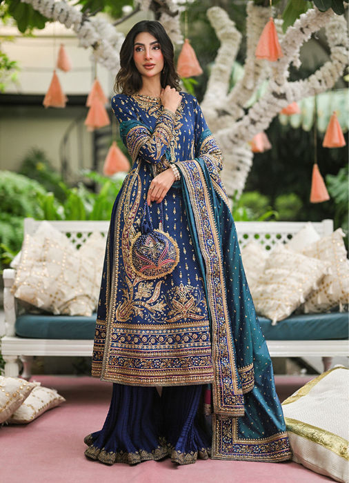 Bima Navy Blue Shirt And Dhaka