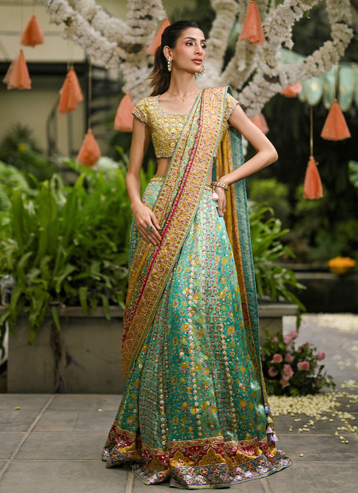Picture of Calantha Emerald Green Lehnga Choli